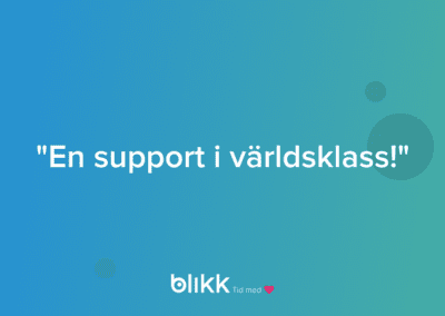 Kunderna har sagt sitt – 99% kundnöjdhet för Blikk-supporten